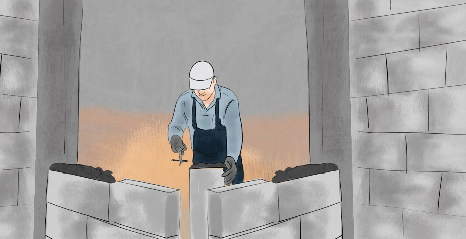 فاتورة مصروفات عامل بناء برتبة "معلم" 