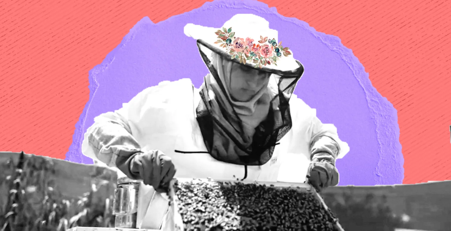 أسماء ربة منزل تقضي ثلثي يومها مع النحل 