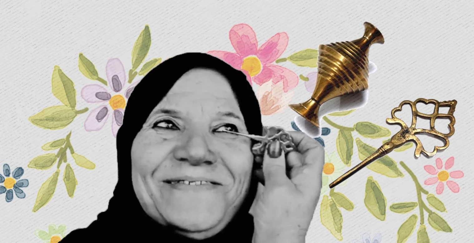 تحرق القطن وتصنع كحلاً.. إليكم قصة المسنة تمام