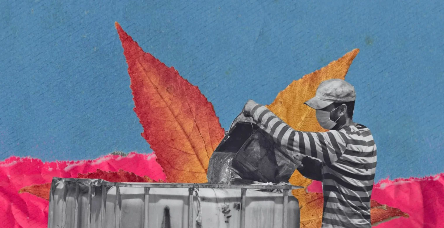 بالصور: عن "أنس" ورفاقه الذين حولوا البلاستيك إلى وقود