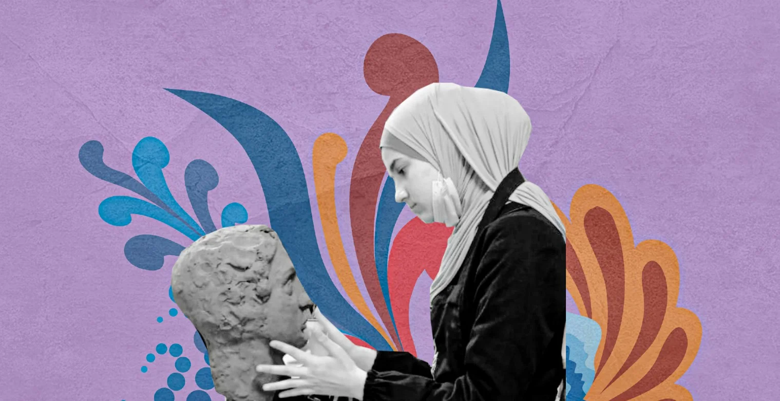 عن سمر التي اتخذت من الفن نافذة على العالم