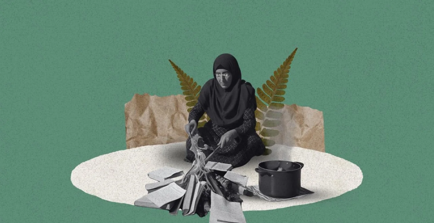 آخر الخيارات: الكتب وقود للطهي