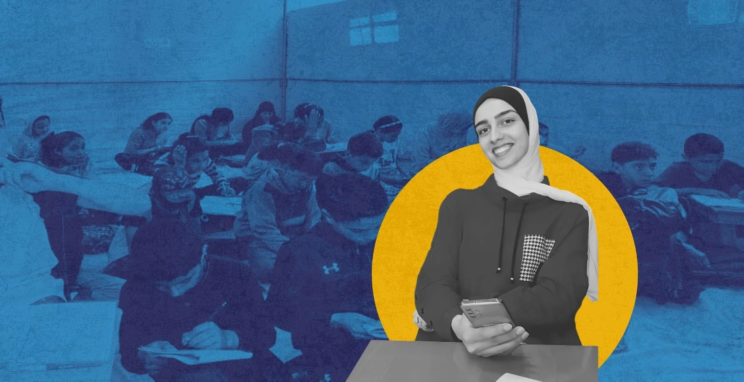 عن فاطمة والملاذ التعليمي لأطفال غزة  