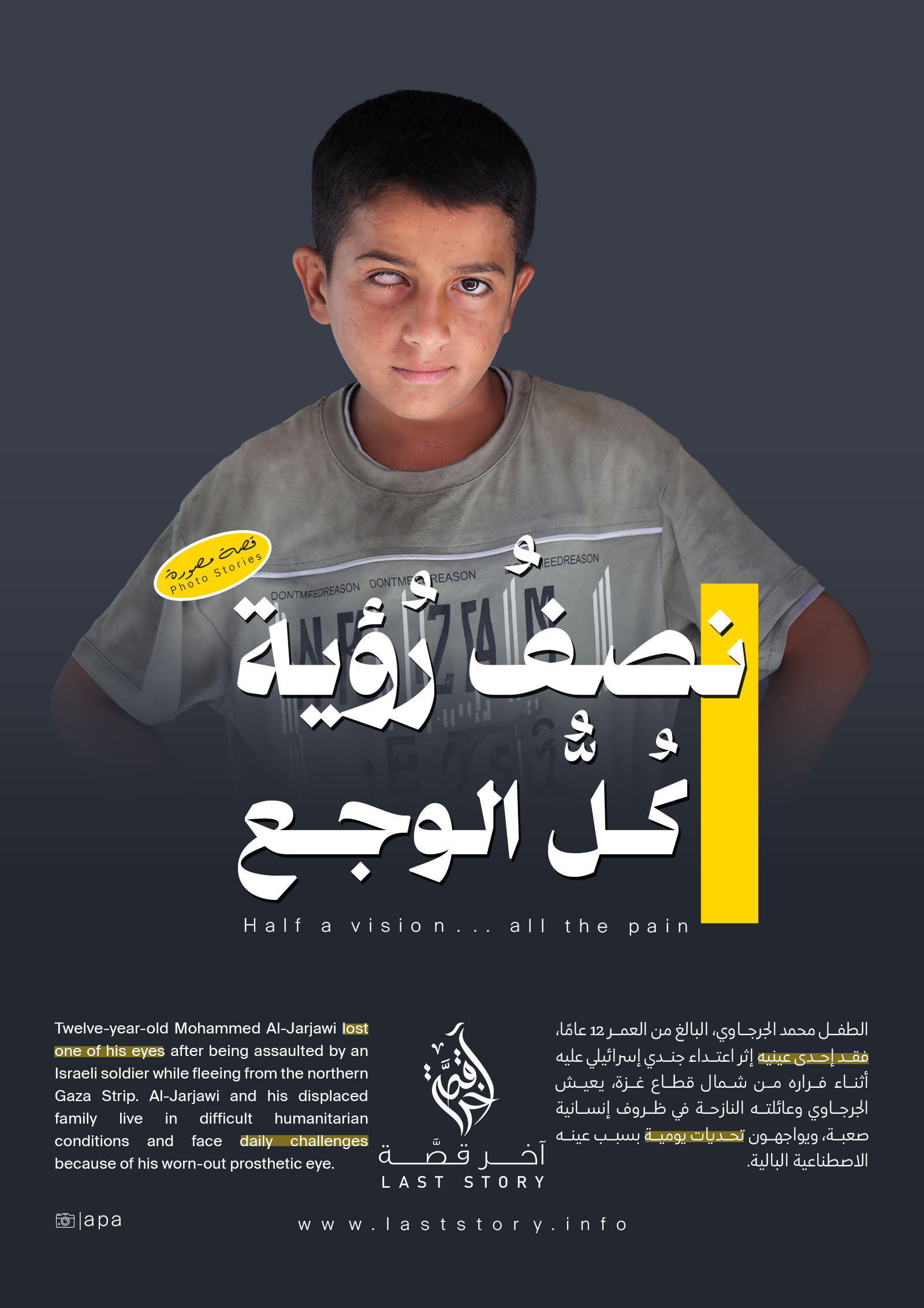 نصف رؤية كل الوجع