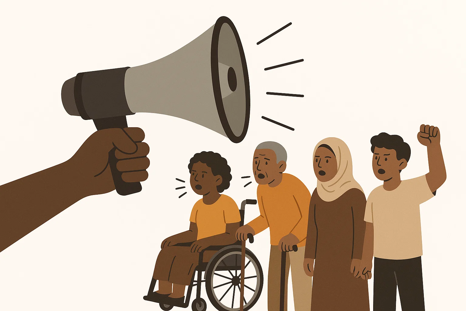 طرق  تعزيز أصوت الفئات الهشة 